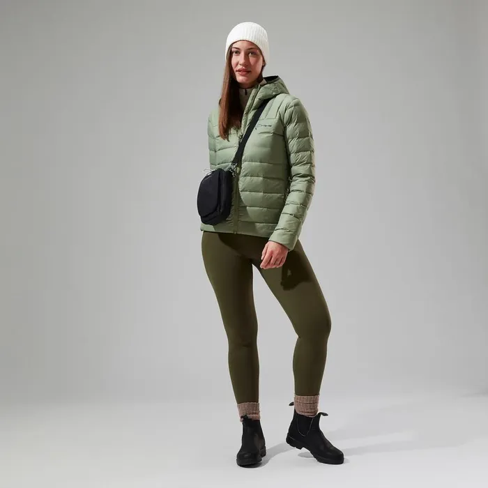 Insulated Women Berghaus Silksworth Hooded Down Insulated Jacket 8211 Green