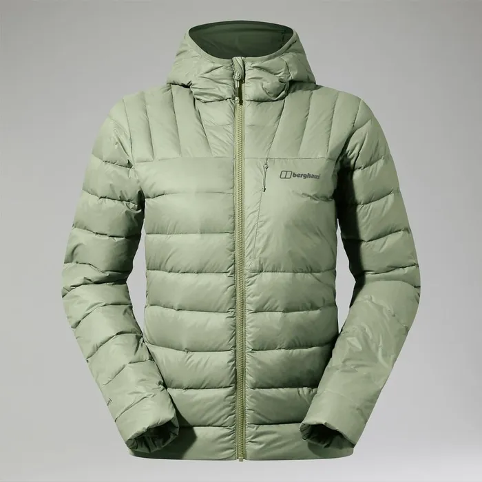 Insulated Women Berghaus Silksworth Hooded Down Insulated Jacket 8211 Green