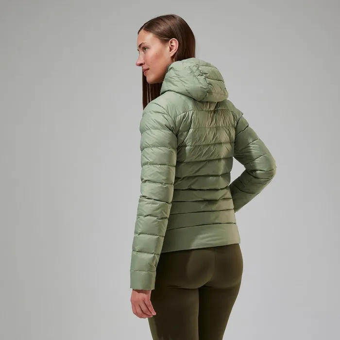 Insulated Women Berghaus Silksworth Hooded Down Insulated Jacket 8211 Green
