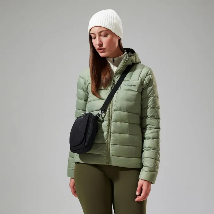 Insulated Women Berghaus Silksworth Hooded Down Insulated Jacket 8211 Green