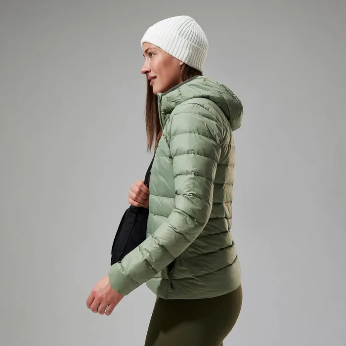 Insulated Women Berghaus Silksworth Hooded Down Insulated Jacket 8211 Green