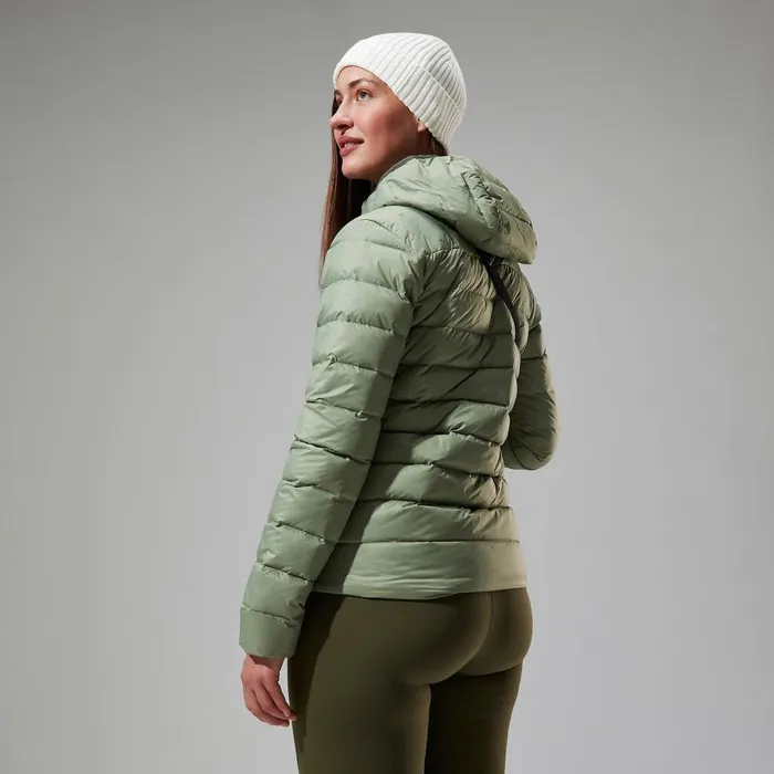 Insulated Women Berghaus Silksworth Hooded Down Insulated Jacket 8211 Green