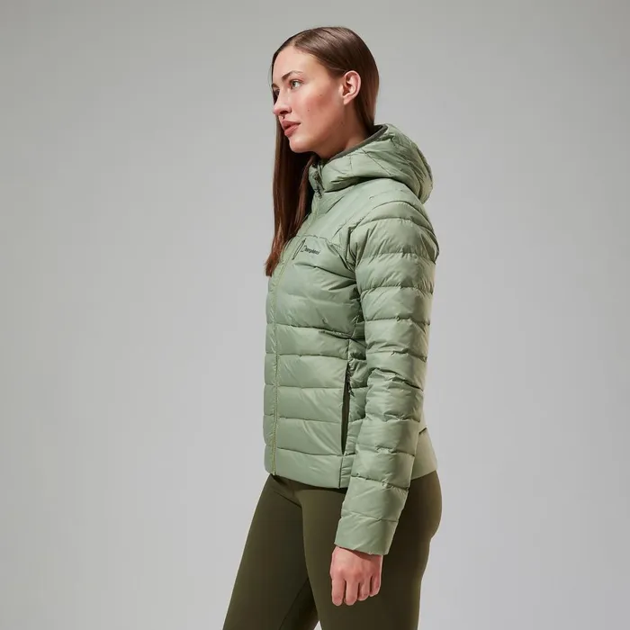 Insulated Women Berghaus Silksworth Hooded Down Insulated Jacket 8211 Green
