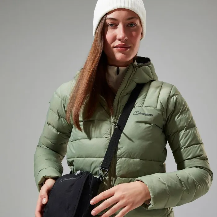 Insulated Women Berghaus Silksworth Hooded Down Insulated Jacket 8211 Green