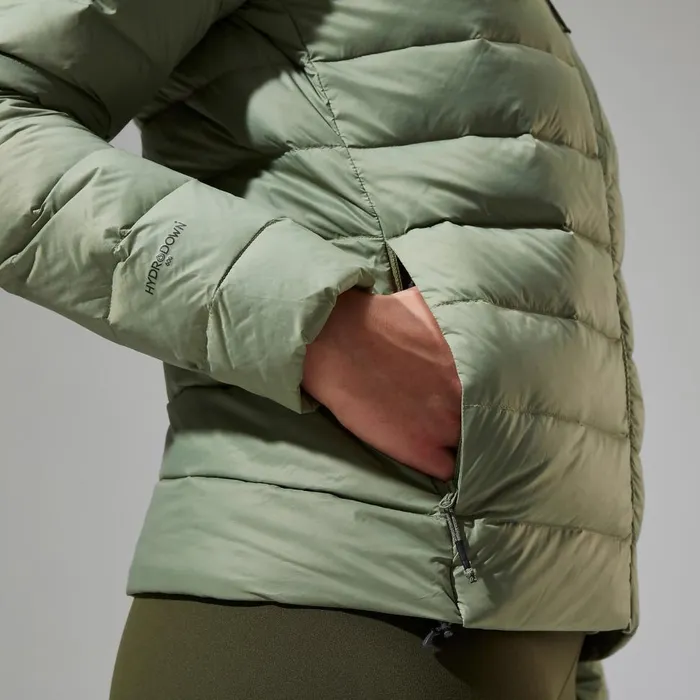 Insulated Women Berghaus Silksworth Hooded Down Insulated Jacket 8211 Green