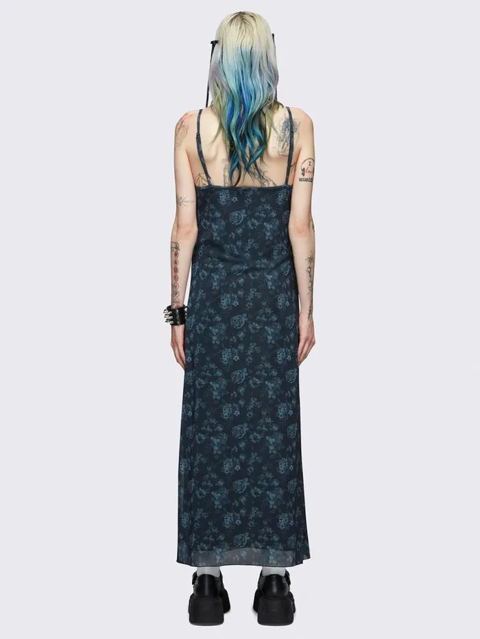 Isadora Floral Mesh Maxi Dress Women Minga London Dresses Isadora Floral Mesh Maxi Dress Women Minga London Dresses