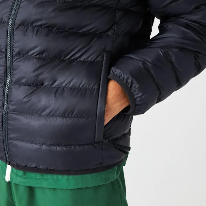 Jackets and Coats Men Lacoste Men039s Quilted Jacket Abysm Blue Hde