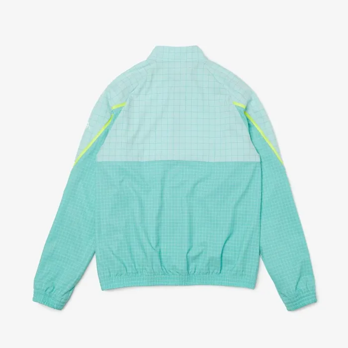 Jackets and Coats Men Lacoste Mens Lacoste Tennis X Novak Djokovic Sweatsuit Green Light Green Cr5