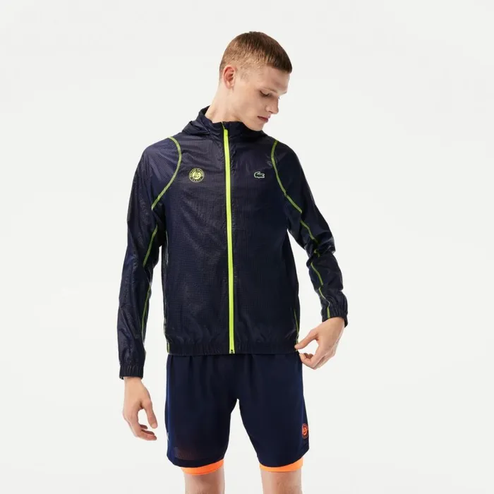 Jackets and Coats Men Lacoste Mens SPORT Roland Garros Edition PostMatch Jacket Navy Blue Yellow Zwi Jackets and Coats Men Lacoste Mens SPORT Roland Garros Edition PostMatch Jacket Navy Blue Yellow Zwi