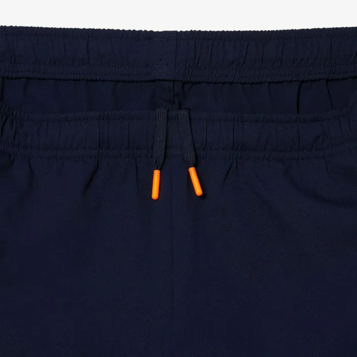 Jackets and Coats Men Lacoste Mens Tennis HighNeck Sweatsuit Navy Blue Orange Xig