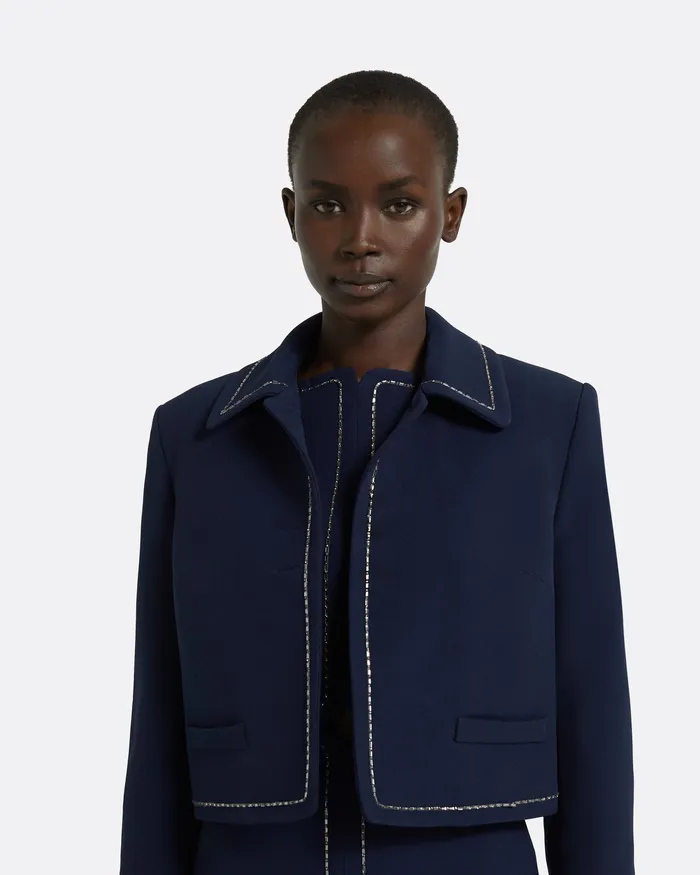 Jackets and Coats Safiyaa Women Vittoria Maritime Jacket Maritime Blue