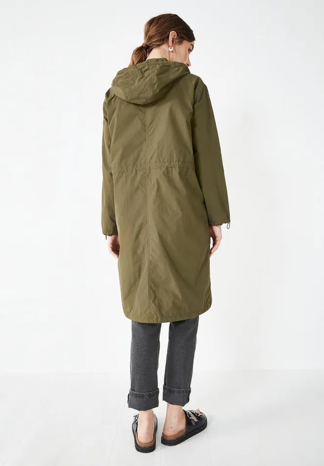 Jackets and Coats Women Hush Accona Lightweight Raincoat Khaki