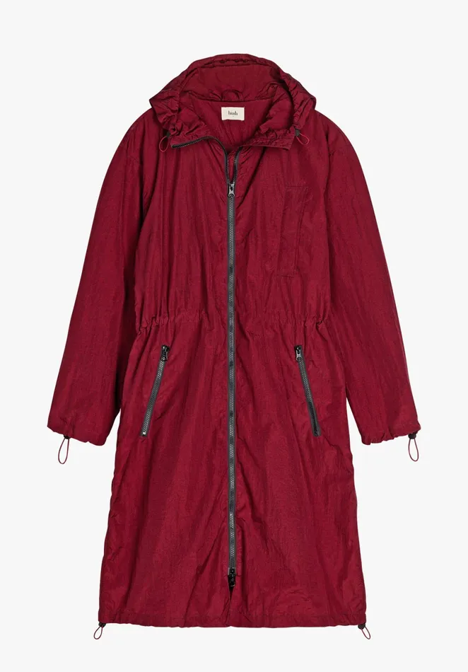 Jackets and Coats Women Hush Anafi Lightweight Raincoat Metallic Red