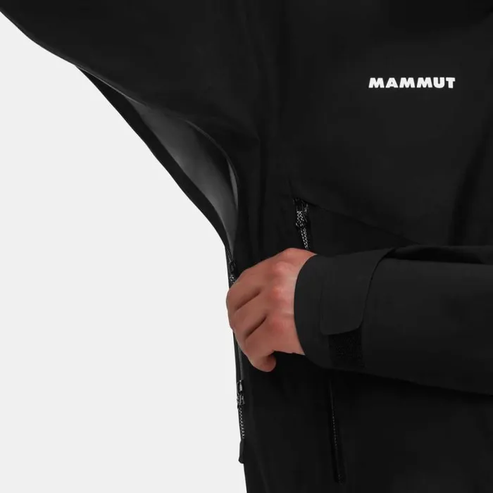 Jackets and Vests Men Mammut Crater IV HS Hooded Jacket Black Jackets and Vests Men Mammut Crater IV HS Hooded Jacket Black