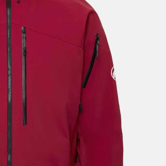 Jackets and Vests Men Mammut Taiss Pro HS Hooded Jacket Blood Red Jackets and Vests Men Mammut Taiss Pro HS Hooded Jacket Blood Red