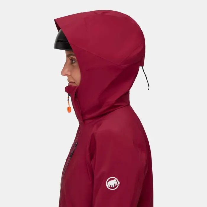 Jackets and Vests Women Mammut Stoney HS Jacket Blood Red Jackets and Vests Women Mammut Stoney HS Jacket Blood Red