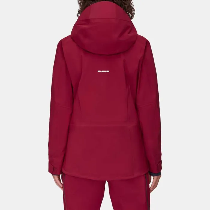 Jackets and Vests Women Mammut Stoney HS Jacket Blood Red Jackets and Vests Women Mammut Stoney HS Jacket Blood Red