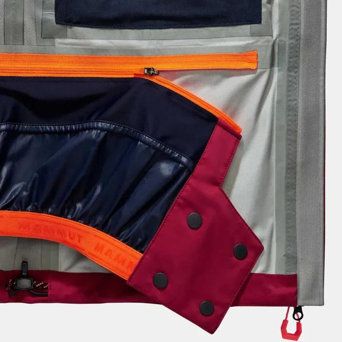 Jackets and Vests Women Mammut Stoney HS Jacket Blood Red Jackets and Vests Women Mammut Stoney HS Jacket Blood Red