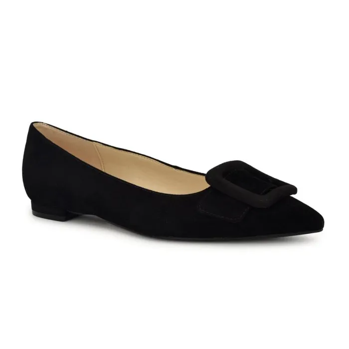 Jesike Pointy Toe Flats Black Women Nine West Flats Jesike Pointy Toe Flats Black Women Nine West Flats