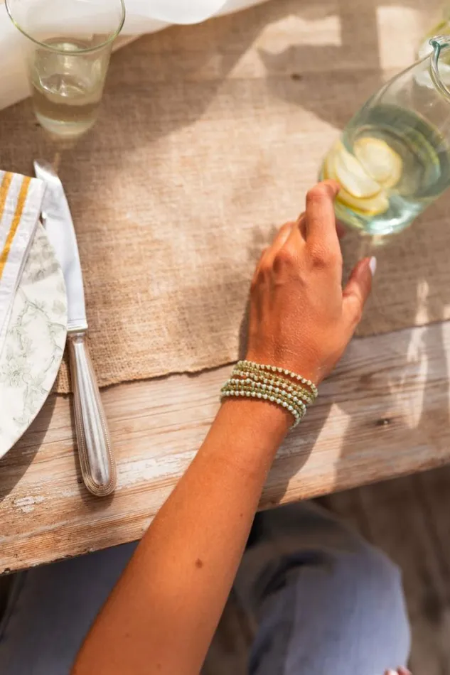 Jewelry and Accessories Bracelets Easy Clothes Golden And Green Ugo Bracelets