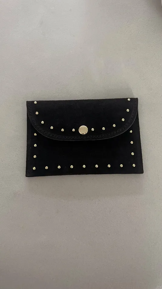 Jewelry and Accessories Handbags Easy Clothes Black Bil Leather Pouch Black