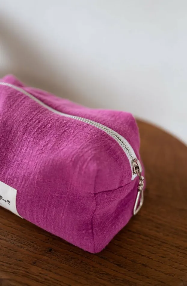 Jewelry and Accessories Handbags Easy Clothes Fuchsia Easy Clothes Linen Pouch Jewelry and Accessories Handbags Easy Clothes Fuchsia Easy Clothes Linen Pouch