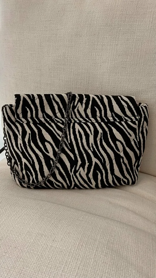 Jewelry and Accessories Handbags Easy Clothes Leather Zebra Bag