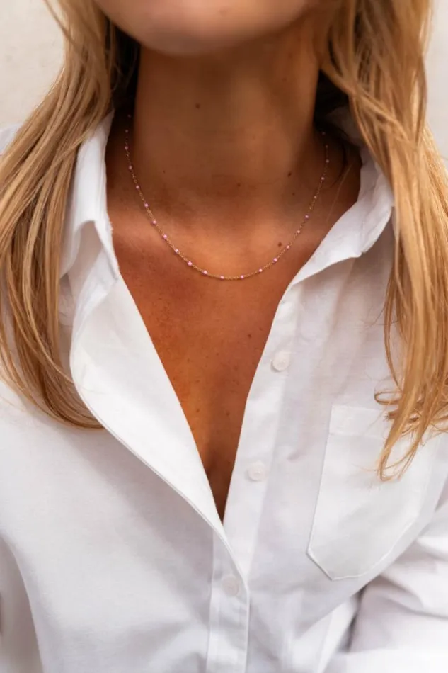 Jewelry and Accessories Necklaces Easy Clothes Pink Mary Necklace Pink Jewelry and Accessories Necklaces Easy Clothes Pink Mary Necklace Pink