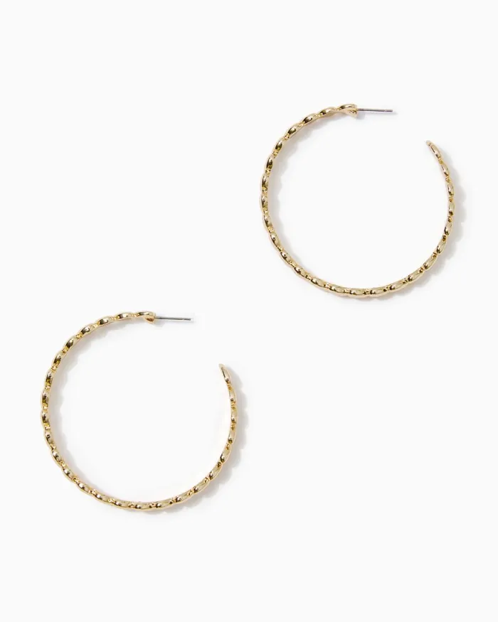 Jewelry WomenHome and Gifts Lilly Pulitzer Purrfection Hoop Earrings Gold Metallic Jewelry WomenHome and Gifts Lilly Pulitzer Purrfection Hoop Earrings Gold Metallic