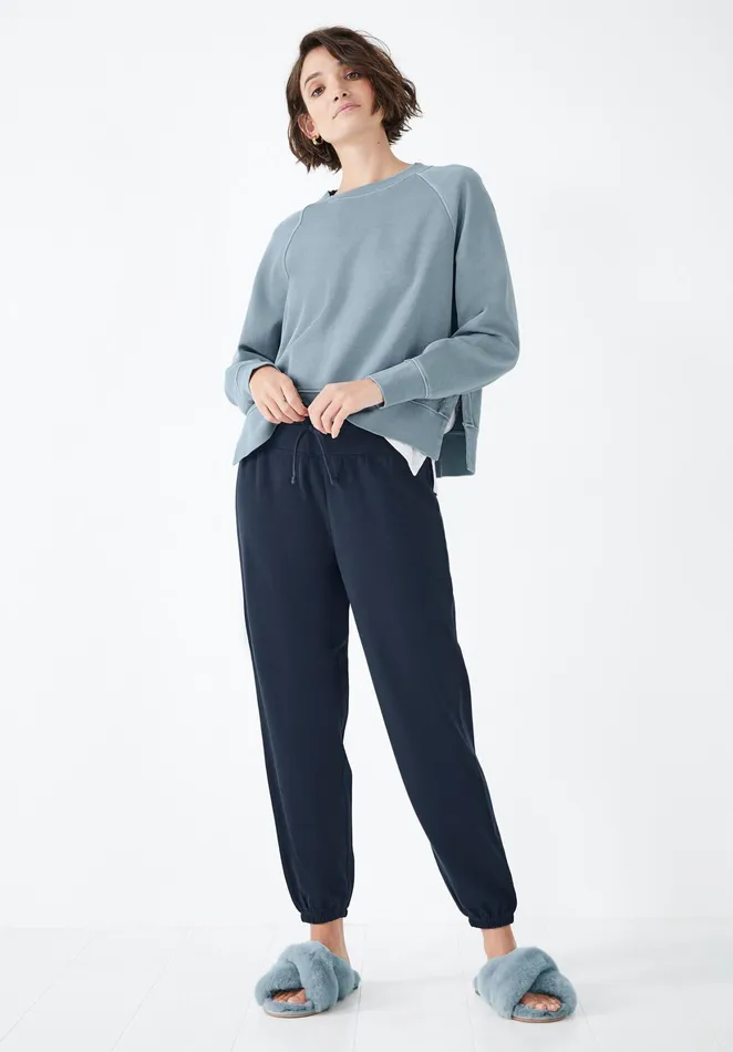 Joggers and Leggings Women Hush Bude Relaxed Joggers Midnight Navy