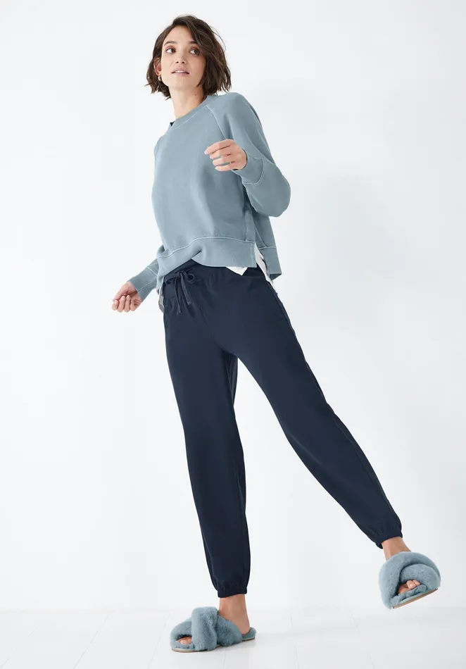 Joggers and Leggings Women Hush Bude Relaxed Joggers Midnight Navy