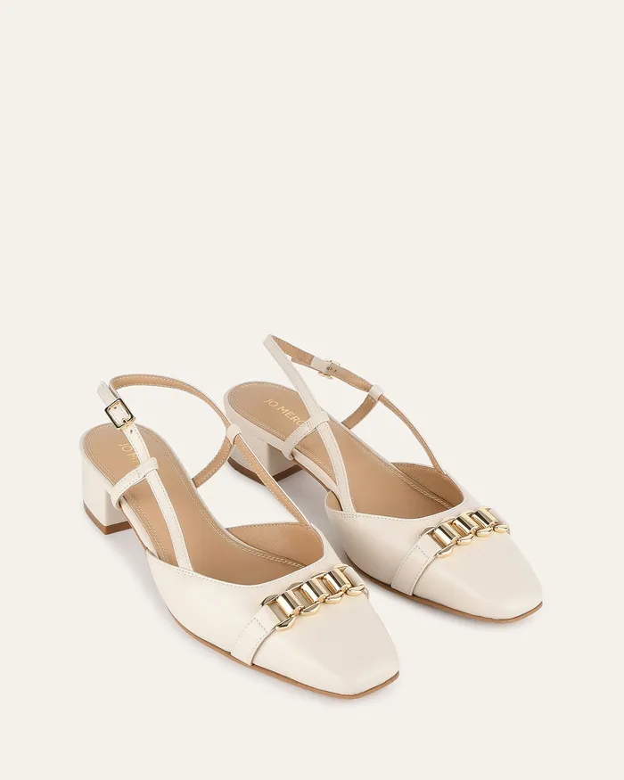 jomercer Franca low heels off white leather Women LOW HEELS jomercer Franca low heels off white leather Women LOW HEELS