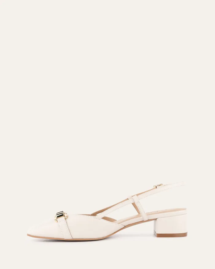 jomercer Franca low heels off white leather Women LOW HEELS jomercer Franca low heels off white leather Women LOW HEELS