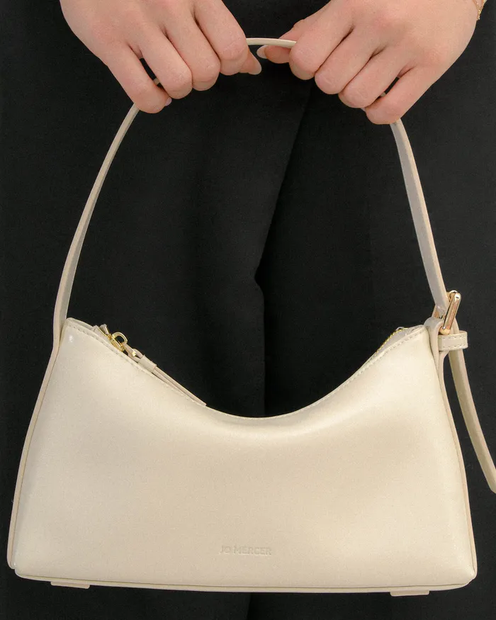 jomercer SHOULDER BAGS Women Arlo shoulder bag off white leather jomercer SHOULDER BAGS Women Arlo shoulder bag off white leather