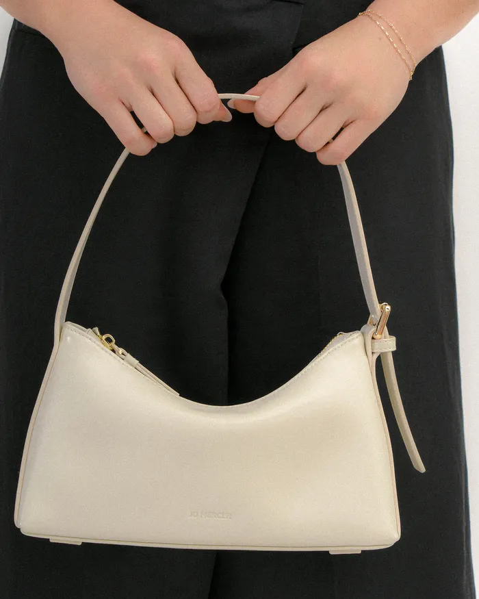 jomercer SHOULDER BAGS Women Arlo shoulder bag off white leather jomercer SHOULDER BAGS Women Arlo shoulder bag off white leather