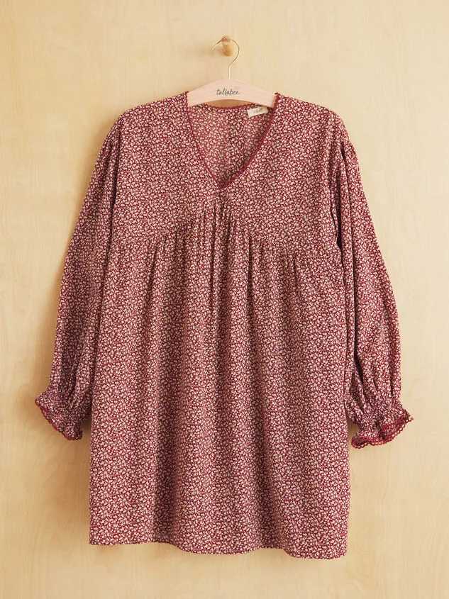 Josie Floral Mama Dress Burgundy Women Altar039d State Mama