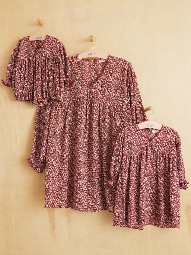 Josie Floral Mama Dress Burgundy Women Altar039d State Mama Josie Floral Mama Dress Burgundy Women Altar039d State Mama