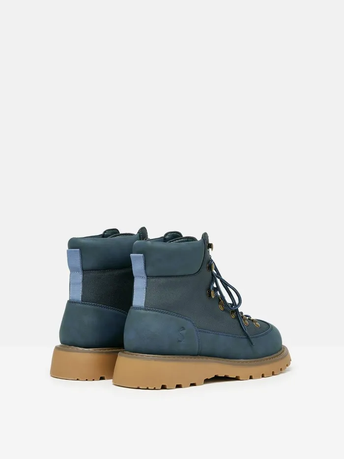 Joules Boots WomenMen Navy LaceUp Boots