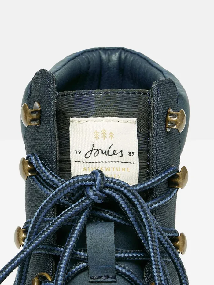Joules Boots WomenMen Navy LaceUp Boots