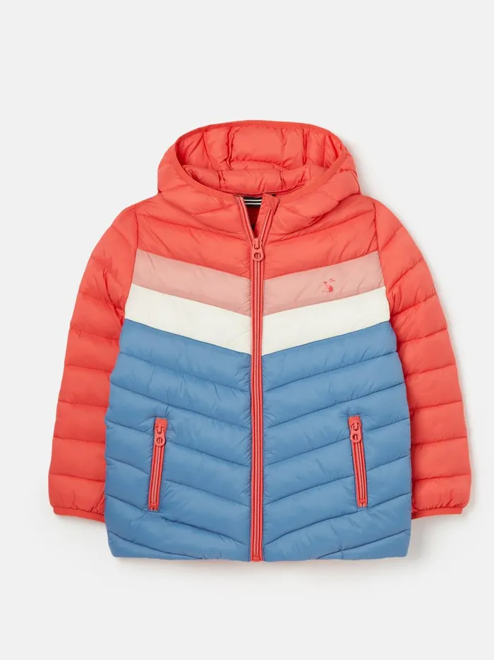 Joules Coats and Jackets Girls PinkBlue Showerproof Coat
