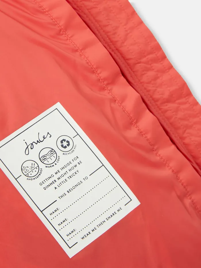 Joules Coats and Jackets Girls PinkBlue Showerproof Coat