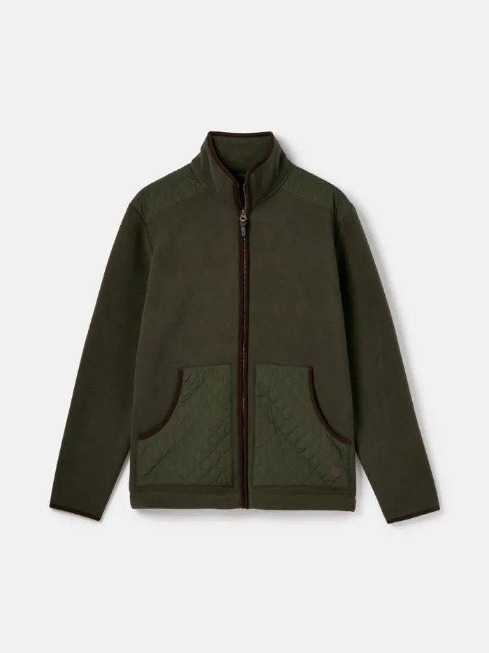 Joules Coats and Jackets Men Green Full Zip Fleece Jacket
