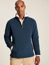 Joules Coats and Jackets Men Navy Quarter Zip Fleece
