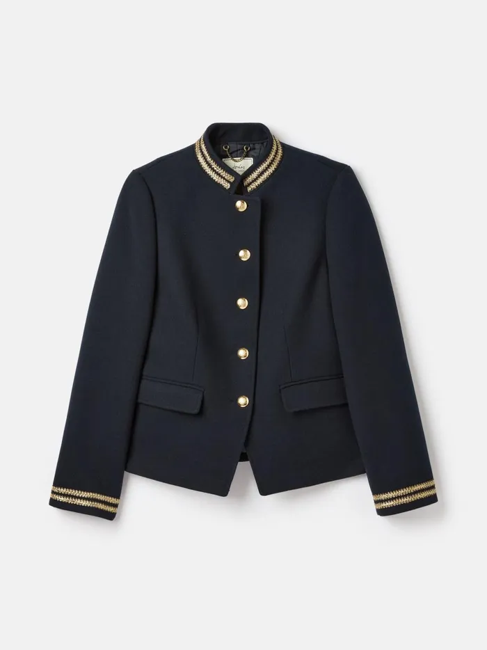 Joules Coats and Jackets Women Navy Band Jacket