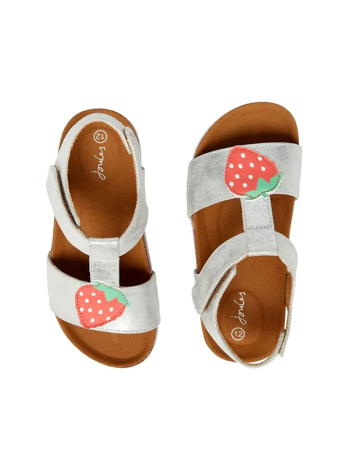 Joules Footwear Girls Grey Sandals