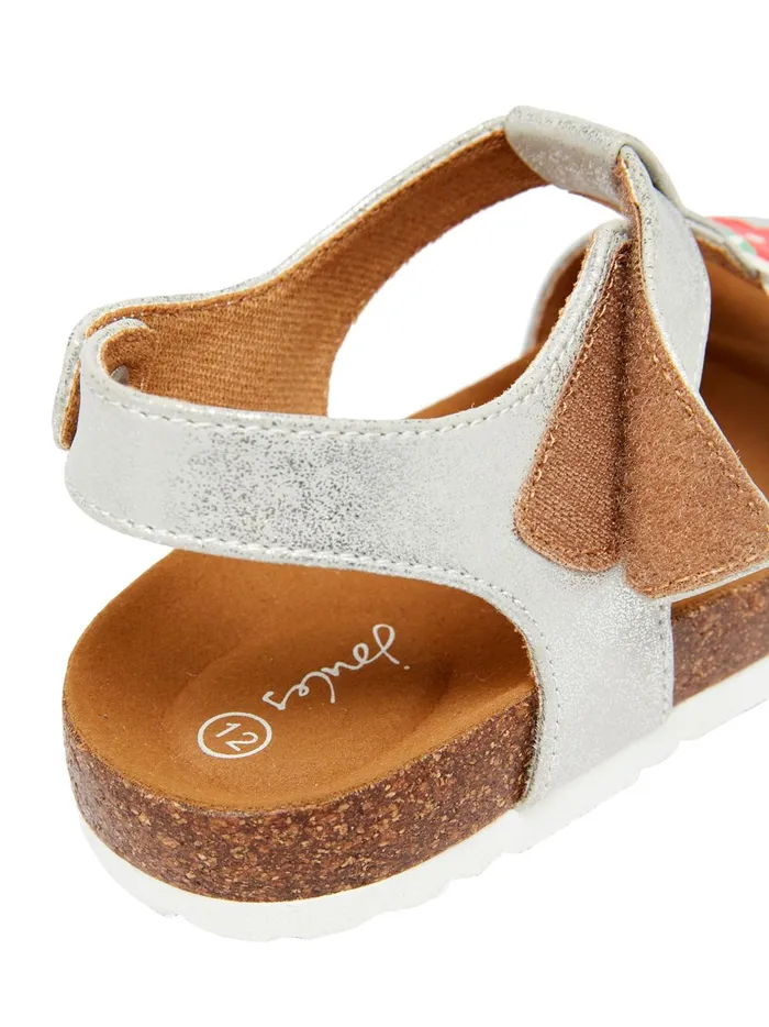 Joules Footwear Girls Grey Sandals