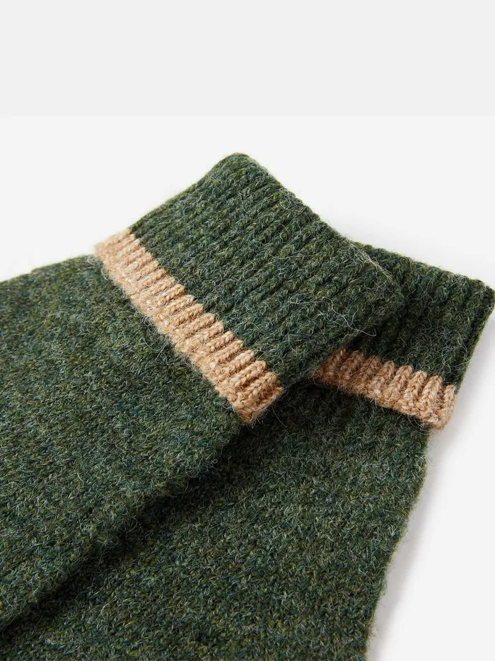 Joules Gloves Women Green Knitted Gloves
