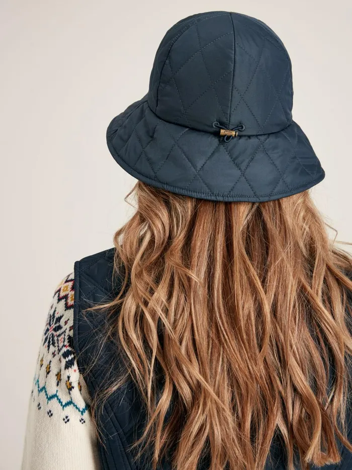Joules Hats Women Navy Quilted Hat
