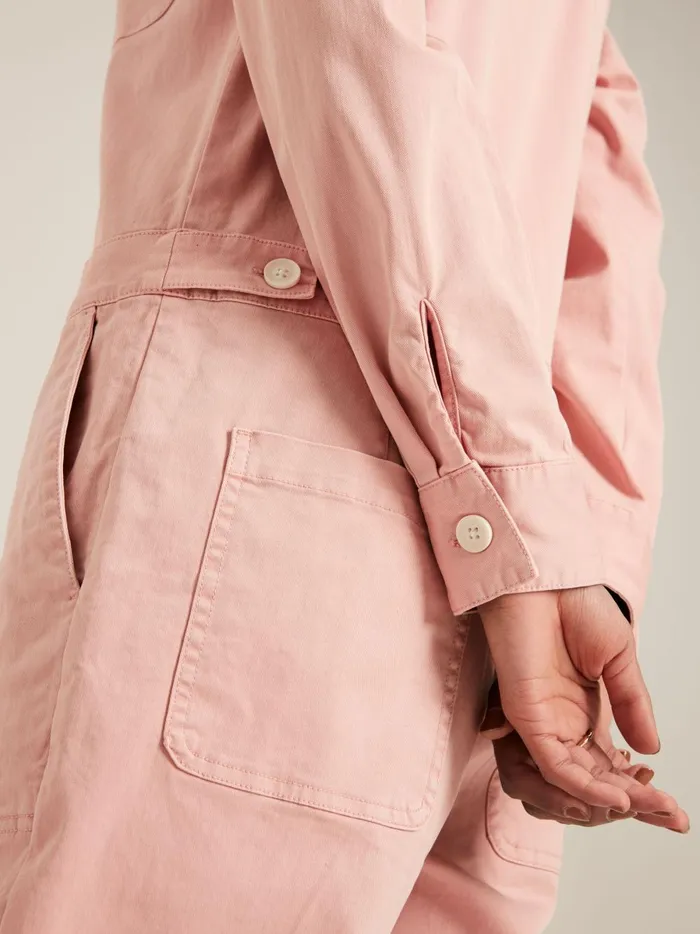 Joules Jumpsuits and Dungarees Women Rose Pink Long Sleeve Boilersuit