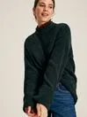 Joules Knitwear Women Dark Green High Neck Boucl Jumper